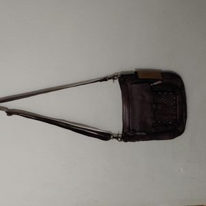 Vanna Moda Leather Saddle Bag Style Handbag NWOT